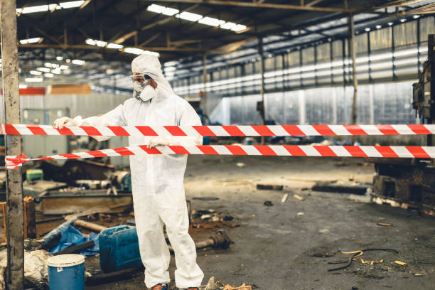 Professional Biohazard technician working in Milford, IA